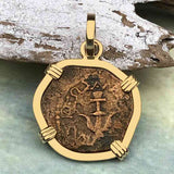 Biblical Widow's Mite 14K Gold Pendant