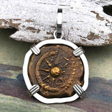 Biblical Widow's Mite 14K White Gold Pendant