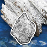 1715 Fleet Golden Age of Piracy Shipwreck Spanish 8 Reale Piece of 8 Silver Pendant