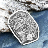 1715 Fleet Golden Age of Piracy Shipwreck Spanish 8 Reale Piece of 8 Silver Pendant