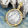 El Cazador Shipwreck 1783 1 Reale Piece of 8 14K Gold Pendant