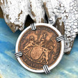 Admiral Gardner Shipwreck Ten Cash Coin Grade 1+ Sterling Silver Pendant