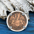 Admiral Gardner Shipwreck Ten Cash Coin Grade 1+ Sterling Silver Pendant