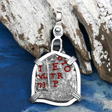 1673 Consolacion Shipwreck Skull and Cross Bones Spanish 1 Reale Piece of 8 Sterling Silver Pendant
