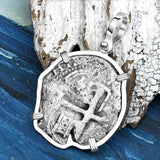 1679 Consolacion Shipwreck Pirate Era 8 Reale Cob Piece of 8 Sterling Silver Pendant