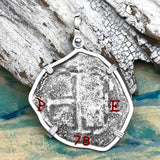 1678 Consolacion Shipwreck Pirate Era 8 Reale Cob Piece of 8 Sterling Silver Pendant