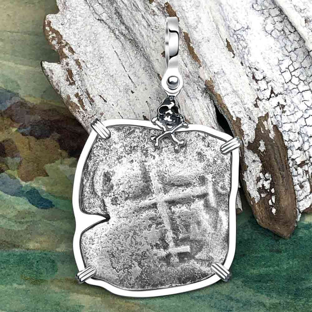 1678 Consolacion Shipwreck Pirate Era 8 Reale Cob Piece of 8 Sterling Silver Pendant