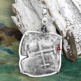 1678 Consolacion Shipwreck Pirate Era 8 Reale Cob Piece of 8 Sterling Silver Pendant