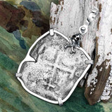 1678 Consolacion Shipwreck Pirate Era 8 Reale Cob Piece of 8 Sterling Silver Pendant