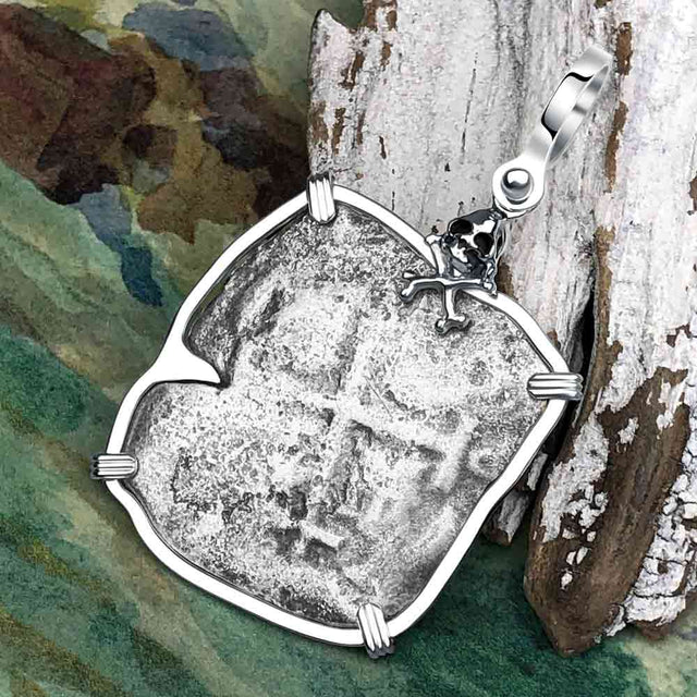 1678 Consolacion Shipwreck Pirate Era 8 Reale Cob Piece of 8 Sterling Silver Pendant