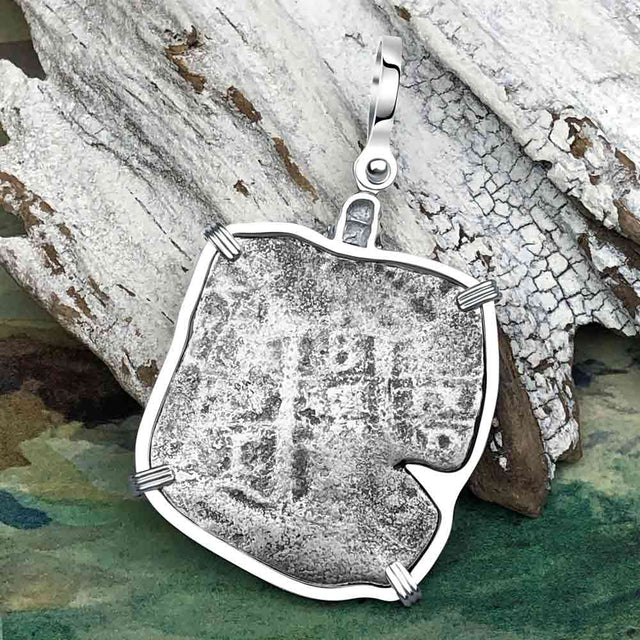 1678 Consolacion Shipwreck Pirate Era 8 Reale Cob Piece of 8 Sterling Silver Pendant