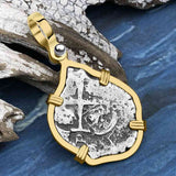 1680 Consolacion Shipwreck Pirate Era Spanish 1 Reale Piece of Eight 14K Gold Pendant