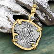 1673 Consolacion Shipwreck Pirate Era Spanish 1 Reale Piece of Eight 14K Gold Pendant