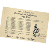 1715 Fleet Shipwreck Rare 4 Reale Piece of Eight 14K Gold and Silver Pendant - the Mel Fisher Cobb Coin Company Collection | Artifact #5006