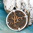 VOC - Dutch East India Company Shipwreck 1790 2 Duit Sterling Silver Pendant