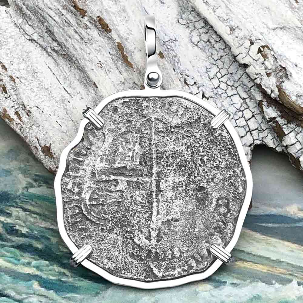 Mel Fisher's Atocha Reale Shipwreck Coin Sterling Silver Pendant
