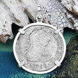El Cazador Shipwreck 1783 Two Reale Piece of 8 Sterling Silver Pendant