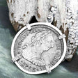 El Cazador Shipwreck 1783 Two Reale Piece of 8 Sterling Silver Pendant