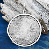 El Cazador Shipwreck 1783 8 Reale Piece of 8 Sterling Silver Pendant