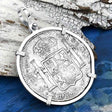 El Cazador Shipwreck 1783 8 Reale Piece of 8 Sterling Silver Pendant