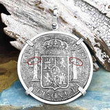 El Cazador Shipwreck 1783 8 Reale Piece of 8 Sterling Silver Pendant