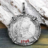 El Cazador Shipwreck 1783 8 Reale Piece of 8 Silver TORTUGA COLLECTION Pendant