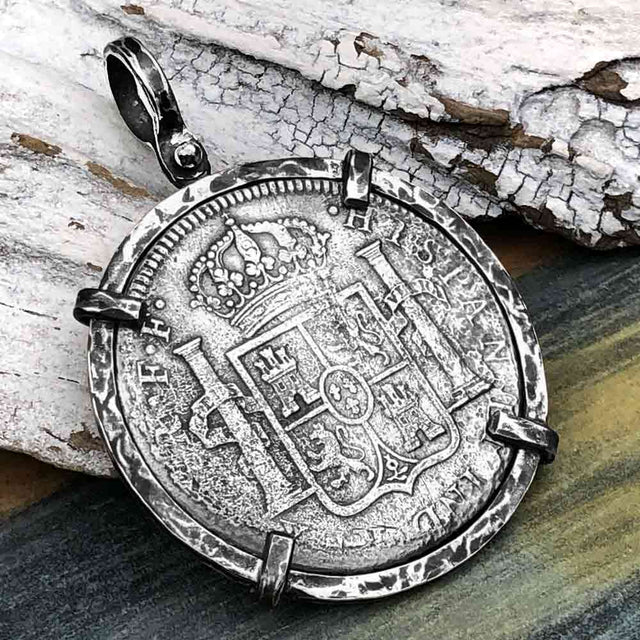 El Cazador Shipwreck 1783 8 Reale Piece of 8 Silver TORTUGA COLLECTION Pendant