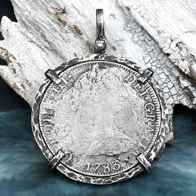 El Cazador Shipwreck 1783 8 Reale Piece of 8 Silver TORTUGA COLLECTION Pendant