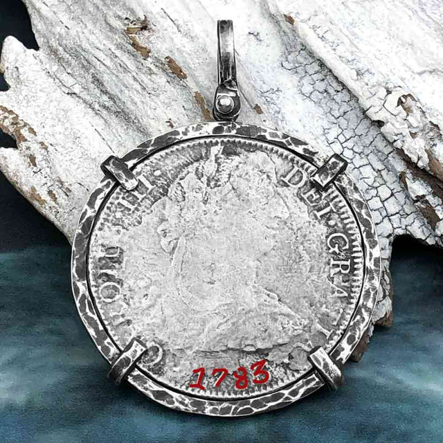 El Cazador Shipwreck 1783 8 Reale Piece of 8 Silver TORTUGA COLLECTION Pendant