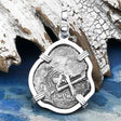 1678 Consolacion Shipwreck Pirate Era Spanish 1 Reale Piece of Eight Sterling Silver Pendant