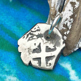 Pirate Chic 1 Reale Spanish Silver Cob Dated 1764 - the Legendary Piece of Eight Pendant