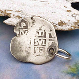 Pirate Chic 1 Reale Spanish Silver Cob Dated 1693 - the Legendary Piece of Eight Pendant