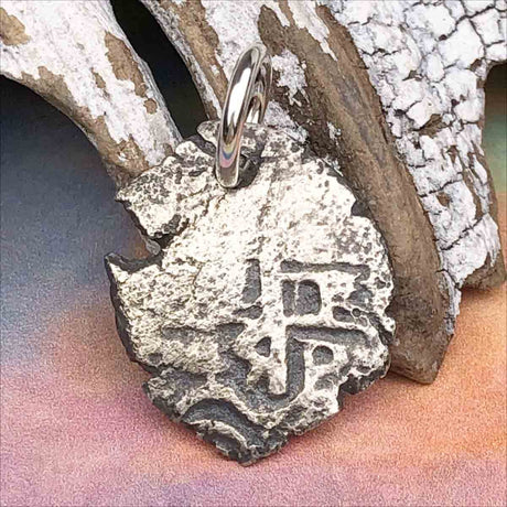 Pirate Chic 1 Reale Spanish Silver Cob Dated 1745 - the Legendary Piece of Eight Pendant