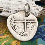 Pirate Chic 2 Reale Spanish Silver Cob Circa 1615 - the Legendary Piece of Eight Pendant