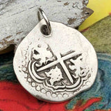 Pirate Chic 8 Reale Spanish Silver Cob Circa 1612 - the Legendary Piece of Eight Pendant