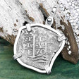 1670 Consolacion Shipwreck Pirate Era Spanish 1 Reale Piece of Eight Sterling Silver Pendant