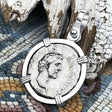 Roman Empire Silver Denarius Coin of Antoninus Pius, the Protector 139 AD Sterling Silver Pendant