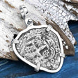 Heart Shaped Princess Louisa Shipwreck Dated 1739 2 Reale Piece of Eight Sterling Silver Pendant