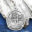 Concepcion Shipwreck 4 Reale Silver Piece of 8 Sterling Silver Pendant