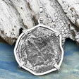 Concepcion Shipwreck 4 Reale Silver Piece of 8 Sterling Silver Pendant