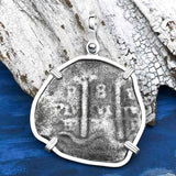 1679 Consolacion Shipwreck Pirate Era 8 Reale Cob Piece of 8 Sterling Silver Pendant