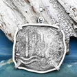 1679 Consolacion Shipwreck Pirate Era 8 Reale Cob Piece of 8 Sterling Silver Pendant 