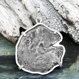 1670s Consolacion Shipwreck Pirate Era 8 Reale Cob Piece of 8 Sterling Silver Pendant 