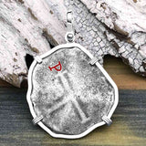 1676 Consolacion Shipwreck Pirate Era 8 Reale Cob Piece of 8 Sterling Silver Pendant