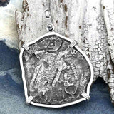 1670s Consolacion Shipwreck Pirate Era 8 Reale Cob Piece of 8 Sterling Silver Pendant