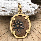 Biblical Widow's Mite 14K Gold Pendant