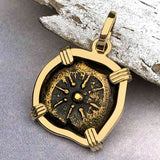 Biblical Widow's Mite 14K Gold Pendant