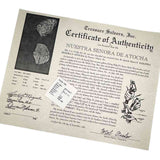 This coin comes with its original, historic Treasure Salvor's, Inc., raised seal Certificate and coin flip insert issued in 1986.