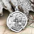 Atocha Era Land Find Spanish 1 Reale Piece of Eight Sterling Silver Pendant