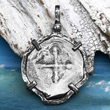 Concepcion Shipwreck Spanish 4 Reale Silver Piece of Eight Sterling Silver TORTUGA COLLECTION Pendant
